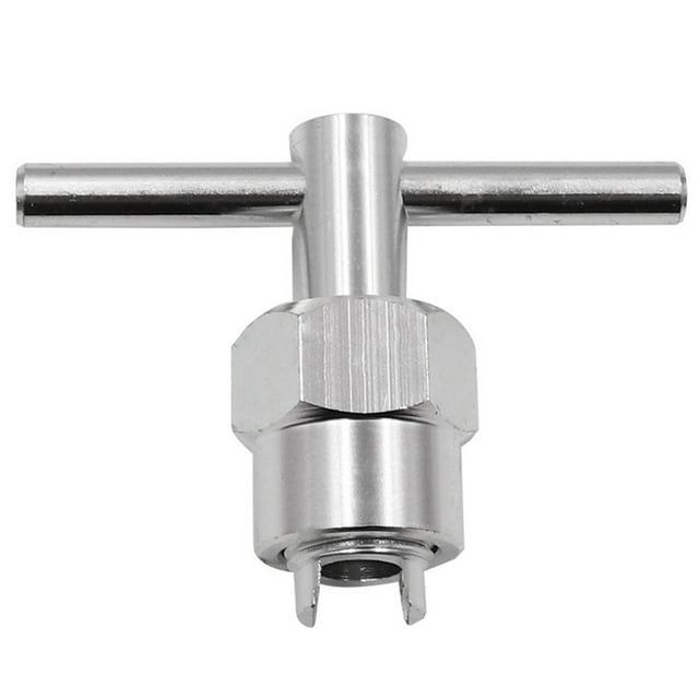 Clé de Robinet Utilitaire en Alliage d'Aluminium Surface Galvanisée Prunier Outil d'Entretien de Plomberie de Salle de Bain pour Réparations d'Évier de Robinet