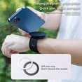 thumbnail image 4 of Lttoisl Magnetic Phone Holder Armband for Running Fitness Cycling 360 Rotatable Wrist Arm Strap Cell Phone Holder Secure Strong Magnet Fixation Adjustable Band for All Smartphones Black White, 4 of 8