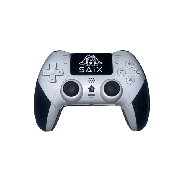 Control Inalámbrico SAIX Apolo White para PS4 – Sticks Antidrift, Turbo y Botones Personalizables