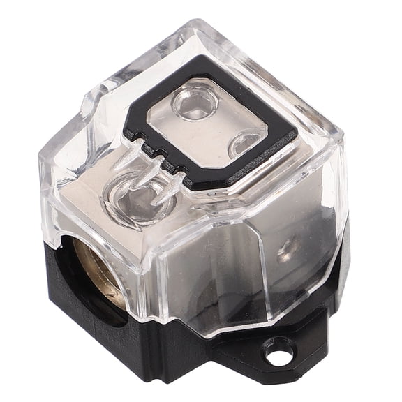 Car Audio 4 Way Power Distribution Block Splitter with Enhanced Quality in Compact Design for Multi
