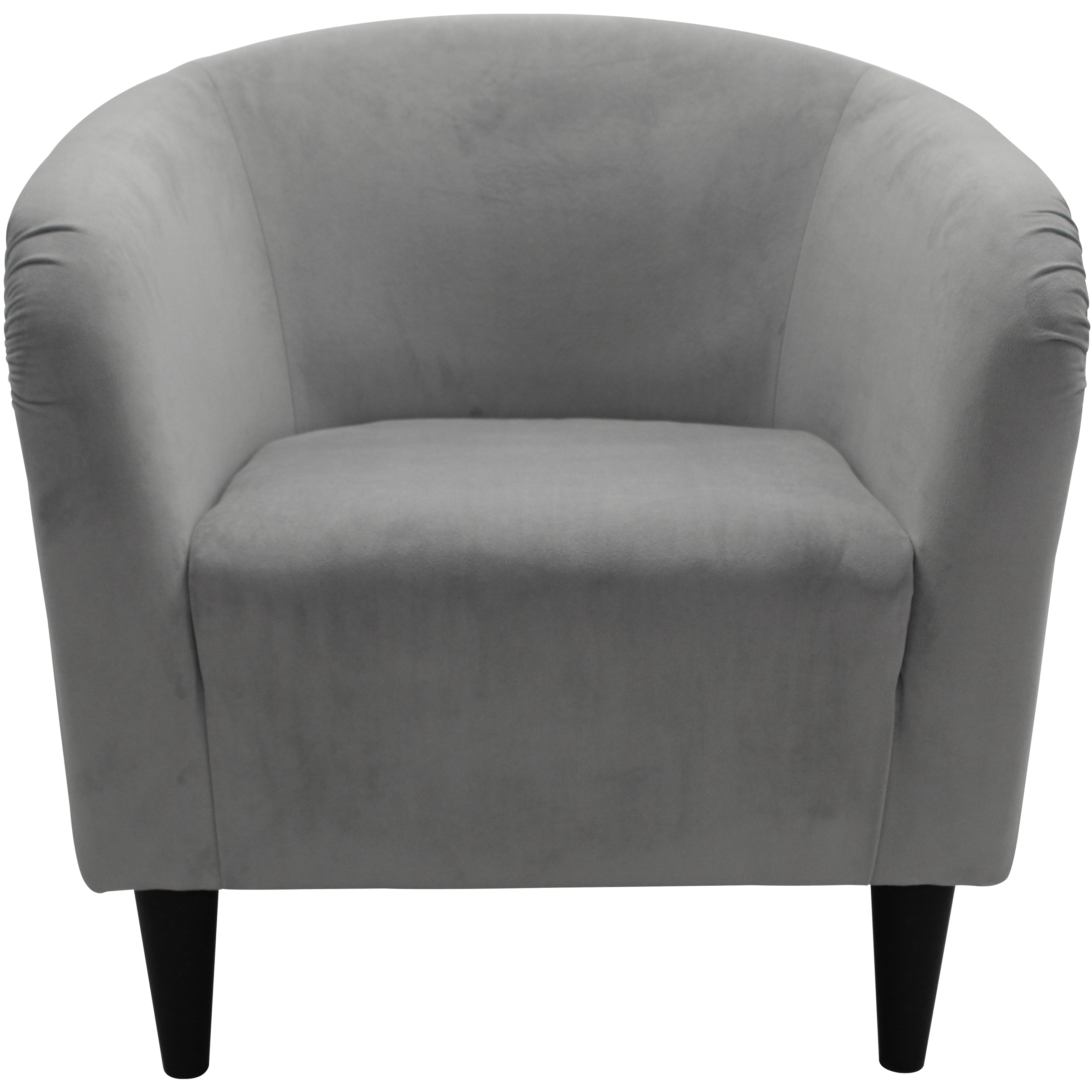 Mainstays Microfiber Tub Accent Chair, Dove Gray - image 2 of 8