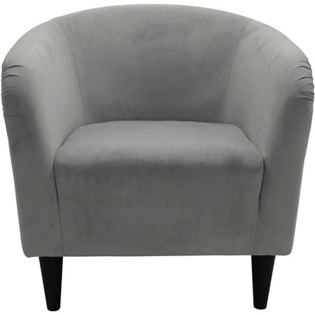 Mainstays Microfiber Tub Accent Chair, Dove Gray - Walmart.com