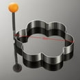 thumbnail image 3 of Dragonus Stainless Steel Fried Egg Rings Set Egg Form Mold Egg Shaper Pancake Maker Egg Pancake Ring Mold Frying Cooking Tools for Griddle Pan, 3 of 6