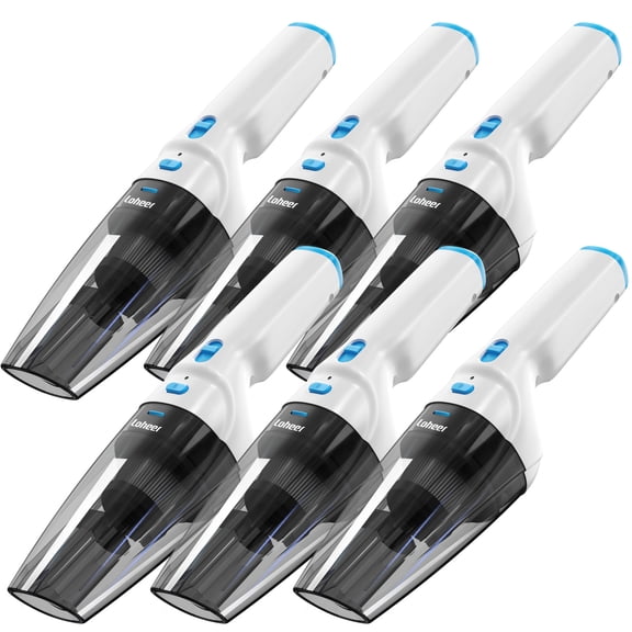 6Pack Handheld Vacuum Cordless, 9.5KPA Hand Vacuum Cleaner, Portable Lightweight for Home Car Pet, New