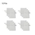 thumbnail image 3 of Uxcell 12 Pcs Bolsa de Microfibra para Joyería 3.5 × 2.7 Pulgadas, Gris, 3 of 5