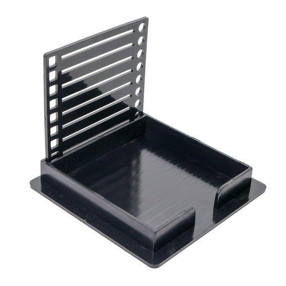 Sticky Note Holder Memo Pad Organizers Sticky Note Stencil Portable Note Organiser Notepads Dispenser with Stencil