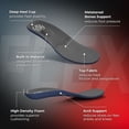 thumbnail image 6 of FitVille Wide Golf Shoes Men Professional Golf Shoes with Spikes, Water Resistant Arch Support, 6 of 6