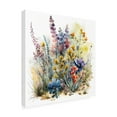 thumbnail image 2 of Canvas Wall Art - Ray Heere 'Watercolor Wildflowers 16' Wall Art for Living Room, Bedroom, or Office Décor by Trademark Fine Art - 24 x 24 Inches, 2 of 4