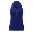 thumbnail image 3 of IROINNID Womens Zipped Casual Blouse Sleeveless V-Neck Pullover Solid Summer Tops Under 10$, 3 of 6