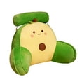 thumbnail image 1 of Cartoon Pillow Back Soft Bag Backrest Sofa Cushion Pillow Dormitory Reading Rest M Avocado, 1 of 8