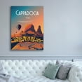 thumbnail image 5 of Epic Graffiti 'Cappadocia Turkey' by Arctic Frame, Canvas Wall Art, 40"x54", 5 of 8