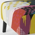 thumbnail image 2 of Designart "Multicolor Circle Pattern" Upholstered Patterned Accent Chair and Arm Chair, 2 of 5
