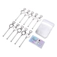 thumbnail image 1 of Kit De Barras De Llavero Con Cuentas, Kit De Llaveros Con Cuentas De Metal En Forma De Corazón, Juego De 30 Piezas Multifuncional Para Fiesta, 1 of 7