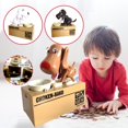 thumbnail image 3 of Vikakiooze 2022 Home Storage and Organization Little Dog-Puggy Bank Automated Dog Steal Coin Bank-Piggy Bank Saving Box, 3 of 8