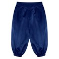 thumbnail image 3 of Yhong Childrens Medieval Capri Pants Solid Color Trousers Stage Performance Outfits Navy Blue 6, 3 of 5