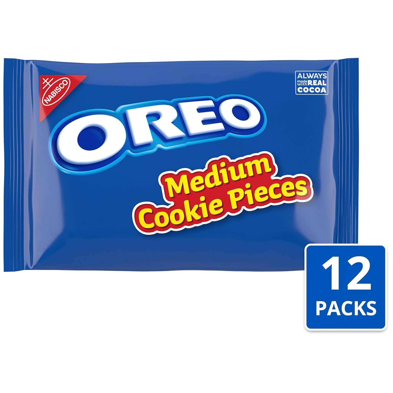 Oreo Medium Pieces, 1 lb - Case of 12