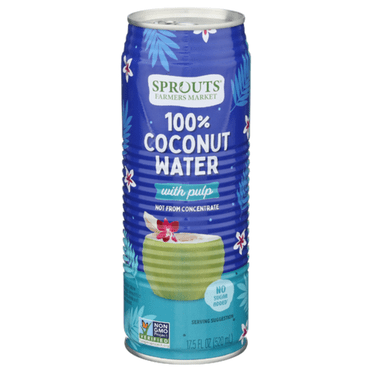 SPT 100% Coconut Water with Pulp 17.5 fl oz - Pack of 2