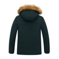 thumbnail image 3 of WenVen Men's Winter Warm Coat Puffer Jacket with Removable Windproof Hood Navy 2XL, 3 of 11