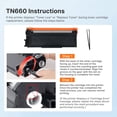 thumbnail image 6 of E-Z Ink TN660 Toner Cartridge Replacement Compatible with Brother TN660 TN-660 TN630 High Yield to Use for HL-L2380DW HL-L2320D HL-L2340DW DCP-L2540DW MFC-L2700DW MFC-L2720DW Printer (Black, 4 Pack), 6 of 8