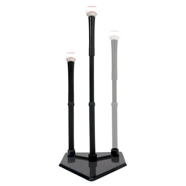 Athletic Works 3 Position Baseball Batting Tee - Height Adjusts from 25 in. to 35 in. High - 17 in. Wide Base