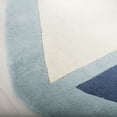 thumbnail image 3 of SAFAVIEH Martha Stewart Boat Wool Area Rug, Ivory/Blue, 5' x 5'6" Scalloped, 3 of 8