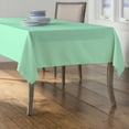thumbnail image 2 of LA Linen Polyester Poplin Rectangular Tablecloth, 60 by 126-Inch, Mint, 2 of 2