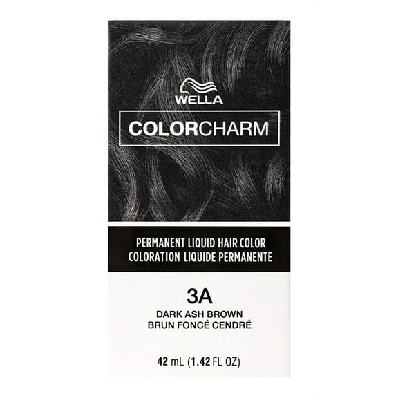 Wella Color Charm Liquid 3A/0148 Dark Ash Brown (Pack of 3)