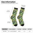thumbnail image 6 of Uemuo Football Doodle Pattern Women's Crew Socks, Soft Durable Breathable Moisture-Wicking with Odor Control Cotton socks, 6 of 9