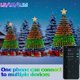 thumbnail image 3 of Luces inteligentes RGB IC para árbol de Navidad, Multicolor, hadas, LED, estrellas, cuerdas, aplicación de cascada, Bluetooth, patio, vacaciones, luces programadas DIY, 3 of 4