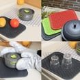 thumbnail image 2 of DAMAIE 2pcs Silicone Dish Drying Mat Mat Heat & Resistant Mat Easy Clean Dishwasher Safe Eco-Friendly, 2 of 4