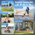 thumbnail image 6 of Doulami Soccer Goal 4x6ft Portable Soccer Goal for Backyard, Set of 2, Pop Up Soccer Net ,Training Equipment with Soccer Ball, Ladder, Cones, Targets, 6 of 12
