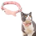 thumbnail image 1 of Collier pour Animal à Carreaux Poisson Ajustable Collier pour Chat Collier pour Chaton Collier pour Animal, 1 of 8