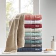 thumbnail image 5 of 6 Piece Quick Dry Bath Towel Set, Super Soft Cotton Lightweight Towel Set , 2 Bath Towels, 2 Hand Towels and2 Wash Towels, Silver, 5 of 5