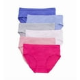 thumbnail image 2 of Fruit of the Loom Women's Beyondsoft Hipsters 5 Pack - (8 /X-Large) Assorted, 2 of 4