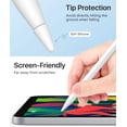 thumbnail image 3 of [10 Pack] Pencil Tips Cover Fit iPad Pencil, Compatible with Apple Pencil 1st Gen/Pencil 2nd Generation, Pen Nibs Cover for Drawing Writing Anti-Slip Silicone Lightweight Protective Case, White, 3 of 6