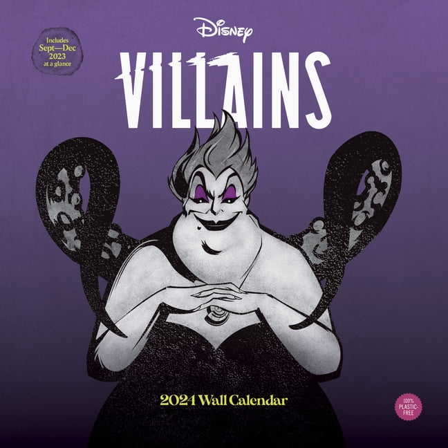 Disney Villains 2024 Wall Calendar (Calendar)