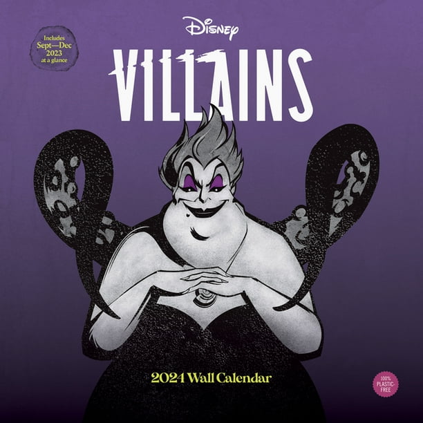 Disney Villains 2024 Wall Calendar (Calendar) - Walmart.com