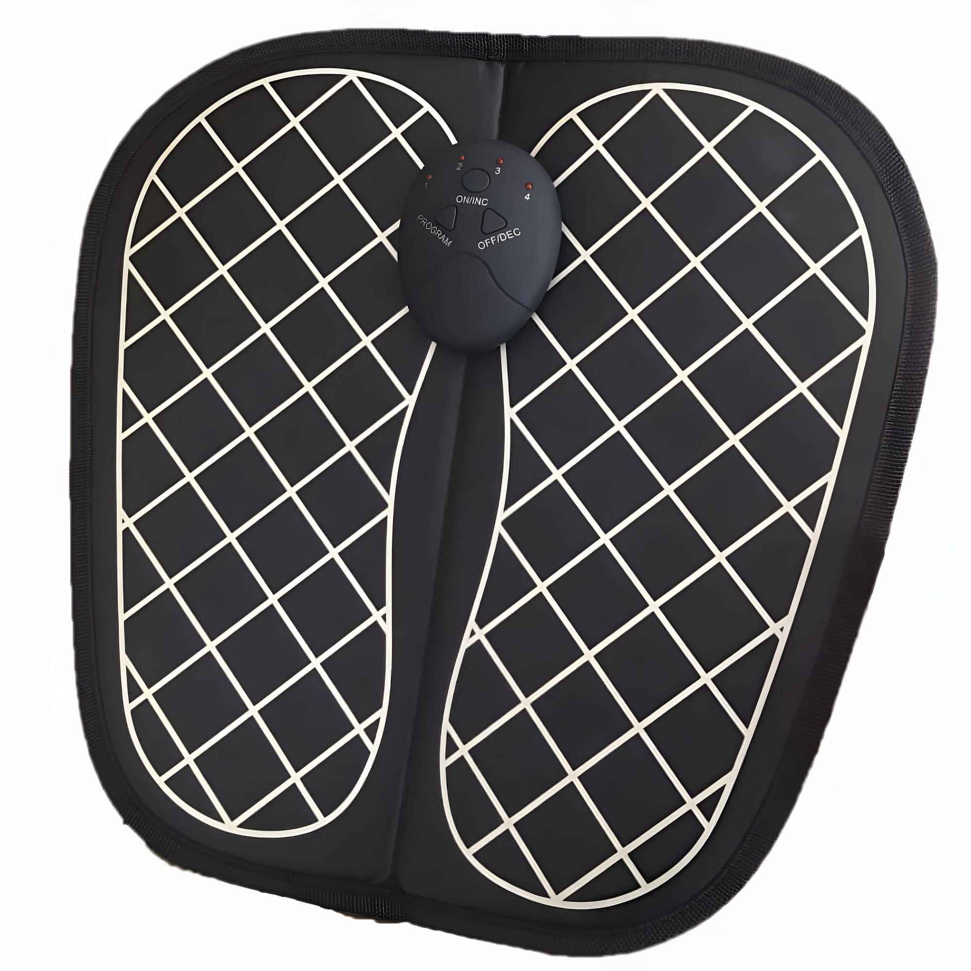 XIRQI Ems Foot Massager,Portable Electric Foot Massage Mat,Adjustable 6 Vibration Modes 10 Frequency Feet Muscle Massage Machine for Blood Circulation Improvement,Pain Relief