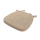 thumbnail image 2 of Matsuzay Almohadillas para silla Cojín de asiento con lazos Antideslizante Espesar Sillas de comedor Alfombrilla de respaldo Hogar Cocina Decoración del hogar Beige obscuro 43x41x35cm, 2 of 6