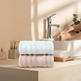 thumbnail image 2 of Lilixerw 2 PCS Bath Towels 29.5 x 13.7 inch,100% Cotton,Larger & Lighter Weight,Quicker to Dry,Soft and Absorbent,Perfect for Bathroom and Clean Face, 2 of 5