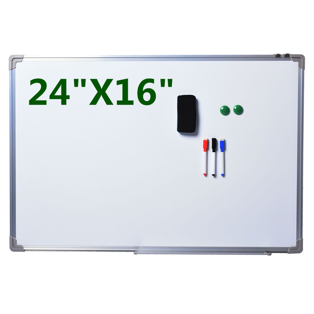 NEW Single Side Writing White Board 24"x16" Office School Dry