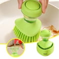thumbnail image 1 of Kitchen Hand Dispensing Scrub Brush for Cleaning and Dishwashing with Ergonomic Handle, 1 of 7