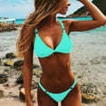 thumbnail image 2 of El traje de baño azul claro de las mujeres atractivas de la venta al por mayor del traje de baño de Tankini del bikini L ANGGREK  Otros, 2 of 8