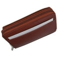 thumbnail image 6 of Womens Wallet Genuine Leather Double Zip Around Phone Clutch Large Travel Purse Ladies Wallet, 6 of 37