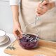 thumbnail image 3 of Potato Masher, Stainless Steel Potato Smasher Metal Wire Utensil for Bean, Avocado, Egg, Mini Mashed Potatoe, Banana (Wavy design, Silver)22.5*9cm, 3 of 5