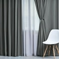 thumbnail image 6 of Blackout Solid Curtain Panels, Set of 4, 52" x 84", Grey, 6 of 9