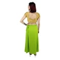 thumbnail image 4 of Sari Petticoat Stitched Indian Saree Petticoat Adjustable Waist Sari Skirt (Apple Green), 4 of 7