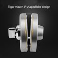 thumbnail image 4 of Baohd 10 -12mm Glass Door Lock Stainless Double Bolts Swing Push Sliding Access Control Glass Door, 4 of 6