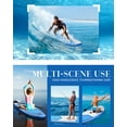 thumbnail image 6 of GASKY  Inflatable Paddle Board 6 in Thick Stand Up Paddle Board with Aluminum Adjustable Paddle Accessories Carry Bag Blue, 6 of 9