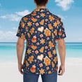 thumbnail image 6 of Goofa Gingerbread Delights Hawaiian Shirt for Men, Unisex Summer Beach Casual Short Sleeve Button Down Shirts,Aloha Tropical Floral print shirt-3X-Large, 6 of 9